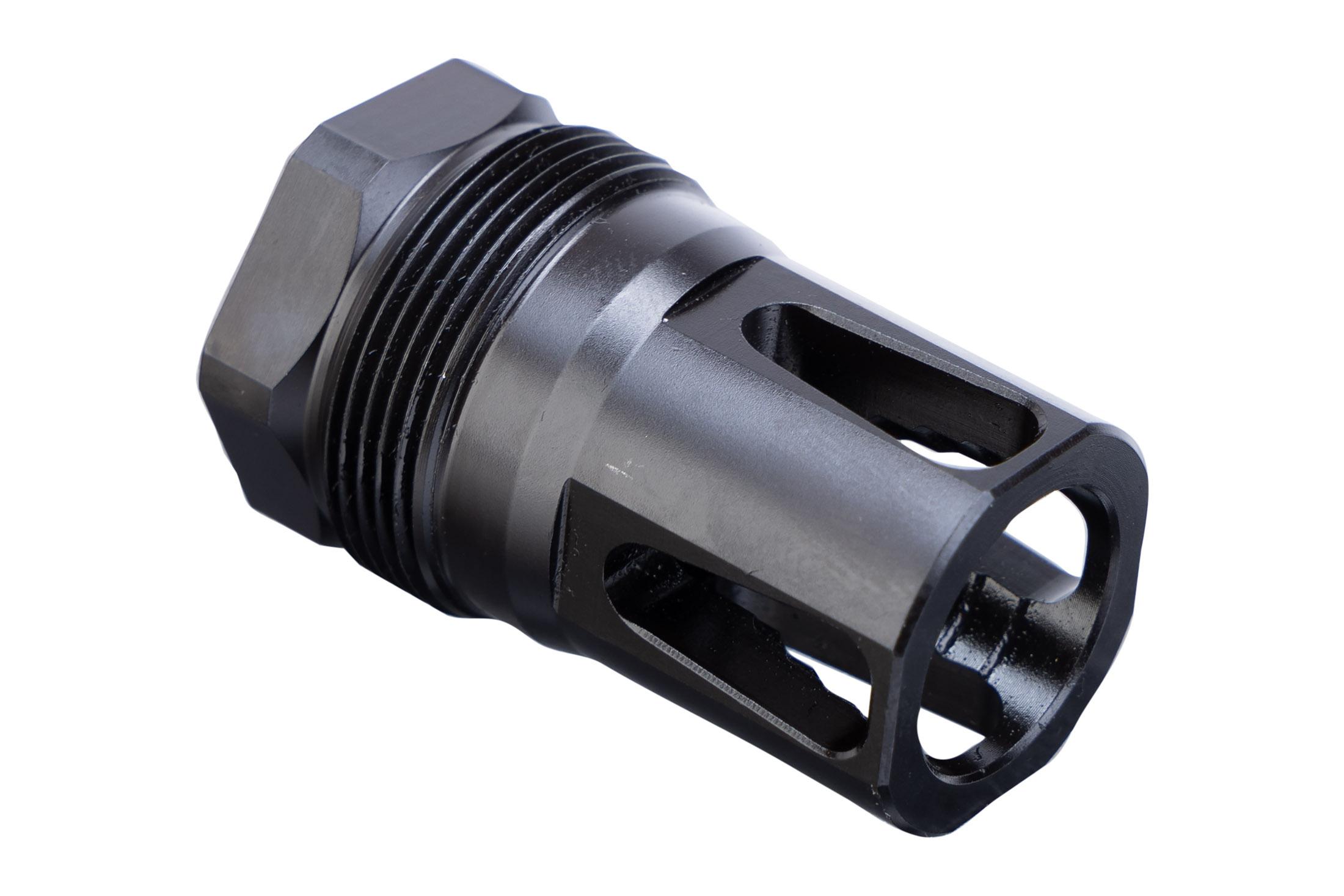 Evolve Weapons Systems Integrated Drive Flash Hider - Plan B - 1/2x28 - Short - Nitride
